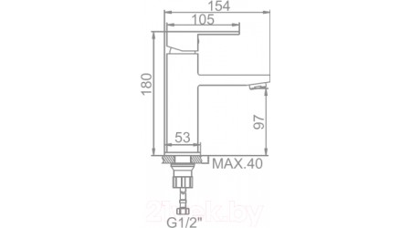Смеситель Ledeme L71016 