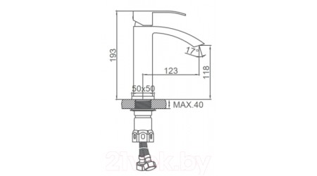Смеситель Ledeme L71017 