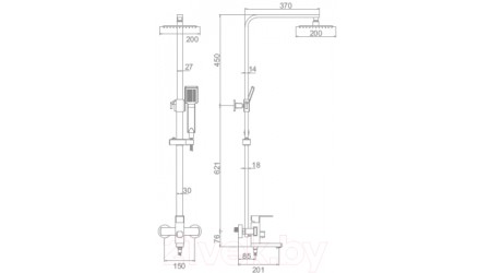 Душевая система Ledeme L72433