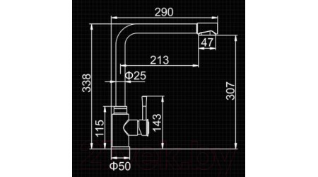 Смеситель Ledeme L74155-3 