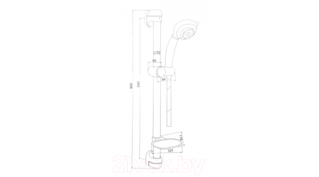 Душевой гарнитур Ledeme L8012