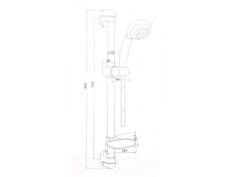 Душевой гарнитур Ledeme L8012