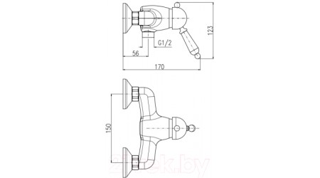 Смеситель Slezak RAV Labe L581.5-2SM 
