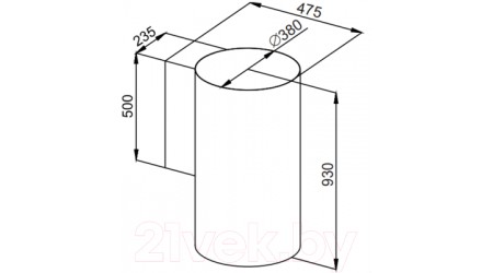 Вытяжка коробчатая Maunfeld Lee Wall Sensor 39 (черный)