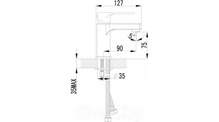Смеситель LEMARK PLUS GRACE LM1506C 
