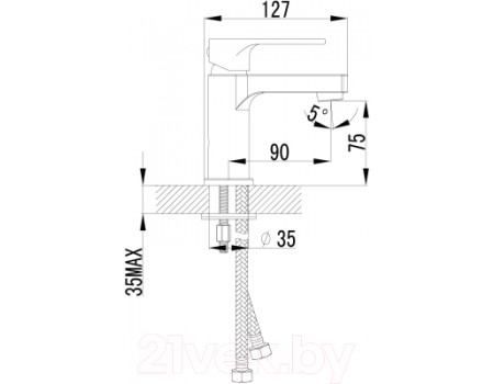 Смеситель LEMARK PLUS GRACE LM1506C 