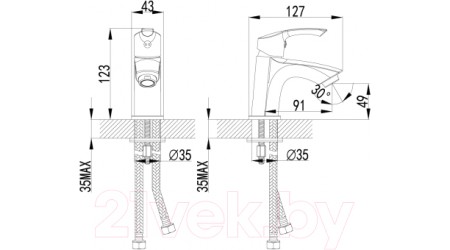 Смеситель LEMARK Plus Strike LM1106C 