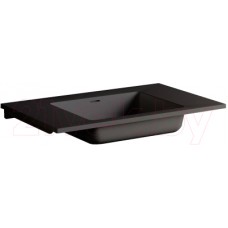 Умывальник Umy Home Len 80x50 / UM20721RF (U-Solid, черный матовый)