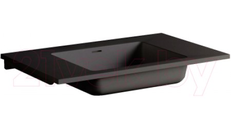 Умывальник Umy Home Len 80x50 / UM20721RF (U-Solid, черный матовый)