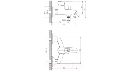 Смеситель Esko Leon LN 54 