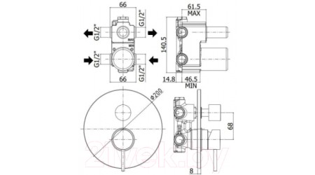 Смеситель Paffoni LIG019BO 