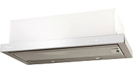 Вытяжка телескопическая Akpo Light Glass Touch Twin 60 WK-7 (белое стекло/нержавеющая сталь)
