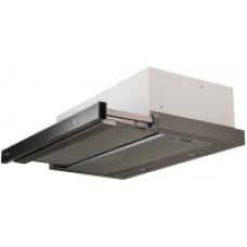 Вытяжка телескопическая Akpo Light Glass Touch Twin II 60 WK-7 (черное стекло/нержавеющая сталь)