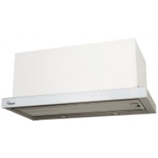 Вытяжка телескопическая Akpo Light Glass Touch Twin II 60 WK-7 (белое стекло/нержавеющая сталь)
