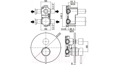 Смеситель Paffoni Light LIG019CR 