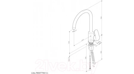 Смеситель AM.PM Like F8007711 