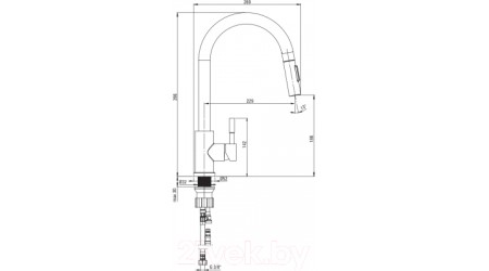 Смеситель Deante Lima Nero BBM N72M 