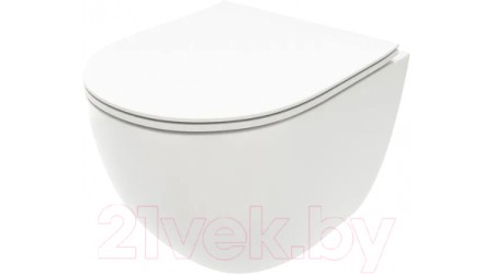 Унитаз подвесной Teymi Lina Media / T40105 (с сиденьем)