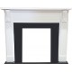 Портал для камина Смолком Lincoln STD (бьянко белый/черный)