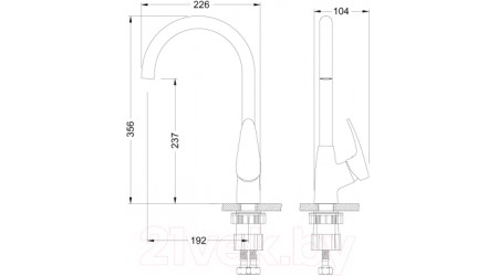 Смеситель LEMARK Линара LM0405C 