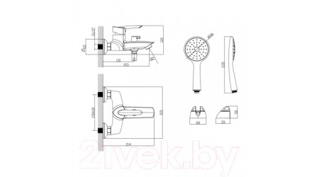 Смеситель LEMARK LM3514C 