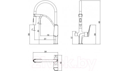 Смеситель LEMARK LM3761BLR 