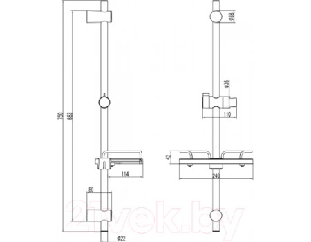 Душевой гарнитур LEMARK LM3775GM