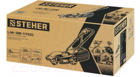 Газонокосилка электрическая Steher LM-38-1700