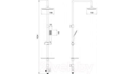 Душевой гарнитур LEMARK LM8804C