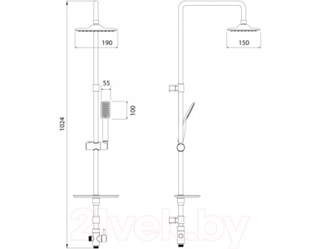 Душевой гарнитур LEMARK LM8804C