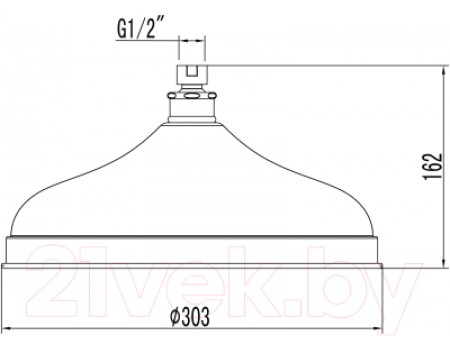 Верхний душ LEMARK LM9830C