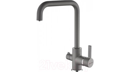 Смеситель Paulmark Logas Lo213021-402 (серый металлик) 