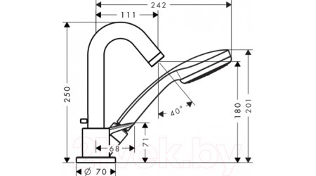 Смеситель Hansgrohe Logis 71310000 