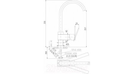 Смеситель Slezak RAV Loira LR514.5 