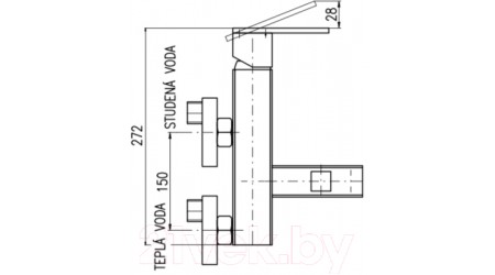 Комплект смесителей Slezak RAV Loira LR526LR554 