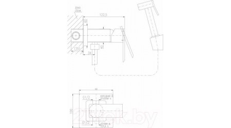 Гигиенический душ Slezak RAV Loira LR547