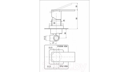 Смеситель Slezak RAV Loira LR583 