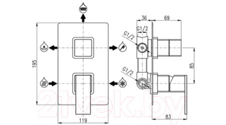 Смеситель Slezak RAV Loira LR587.3 