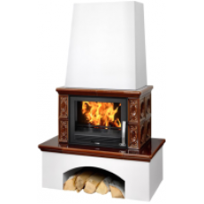 Печь-камин ABX Lombardie (коричневый)