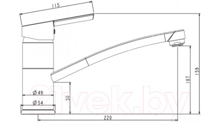 Смеситель Esko London LD 519 