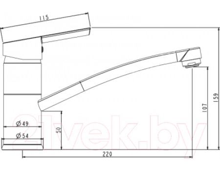 Смеситель Esko London LD 519 