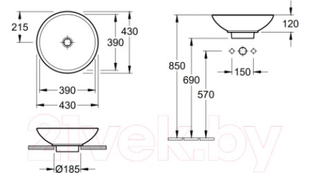 Умывальник Villeroy & Boch Loop & Friends 5144-01-R1