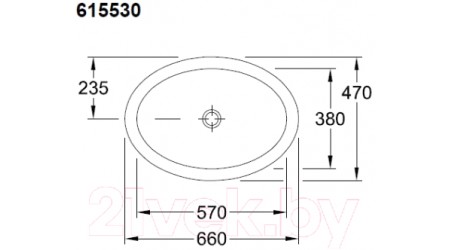 Умывальник Villeroy & Boch Loop & Friends 6155-30-01