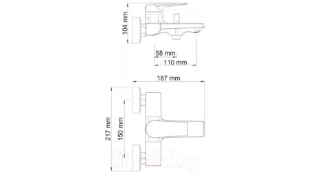 Смеситель Wasserkraft Lopau 3201 