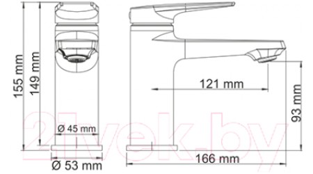 Смеситель Wasserkraft Lopau 3203 