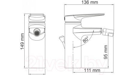 Смеситель Wasserkraft Lopau 3206 
