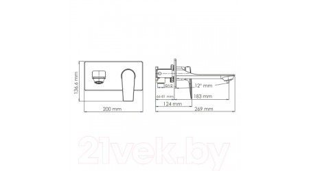 Смеситель Wasserkraft Lopau 3230 