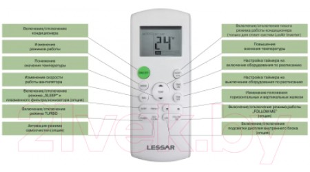 Сплит-система Lessar LS-HE24KSE2/LU-HE24KSE2