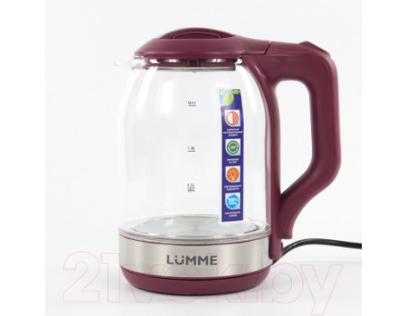 Электрочайник Lumme LU-143 (бордовый гранат)