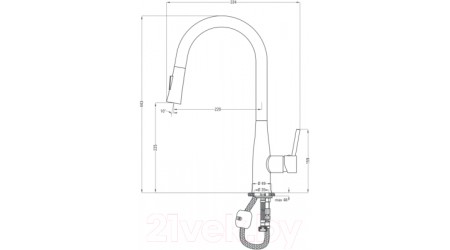 Смеситель Deante Lukrecja BDH B720 